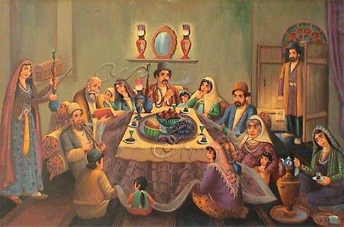 عادات و آیین مرسوم ایرانیان در شب یلدا